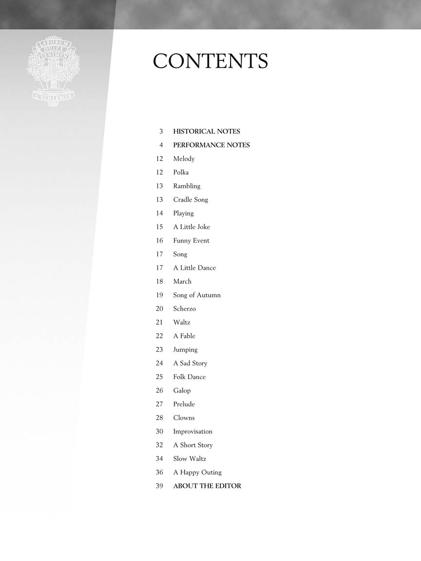 Kabalevsky: 24 Pieces for Children, Op. 39