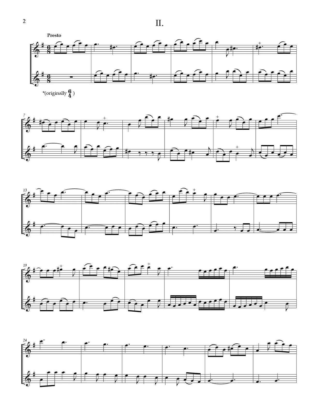 Foliot: Sonata for 2 Flutes (or Treble Recorders)