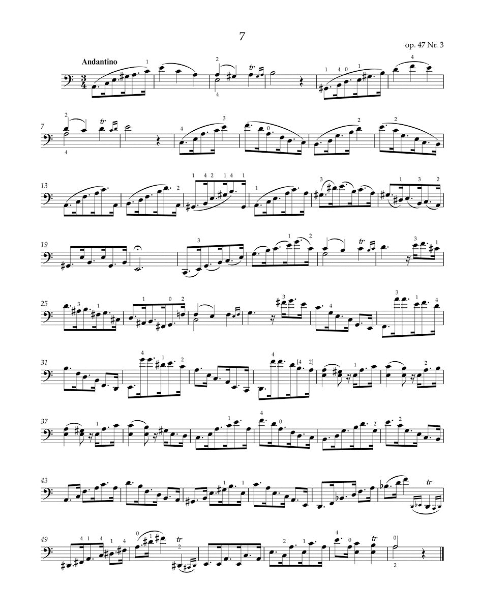 Dotzauer: Cello Etudes - Volume 1