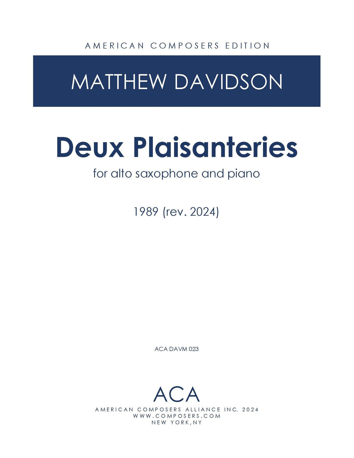 Davidson: Deux Plaisanteries