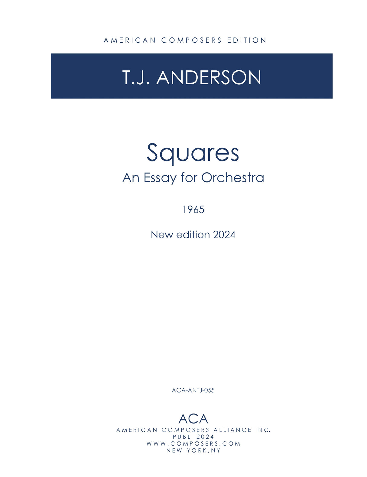 T.J. Anderson: Squares