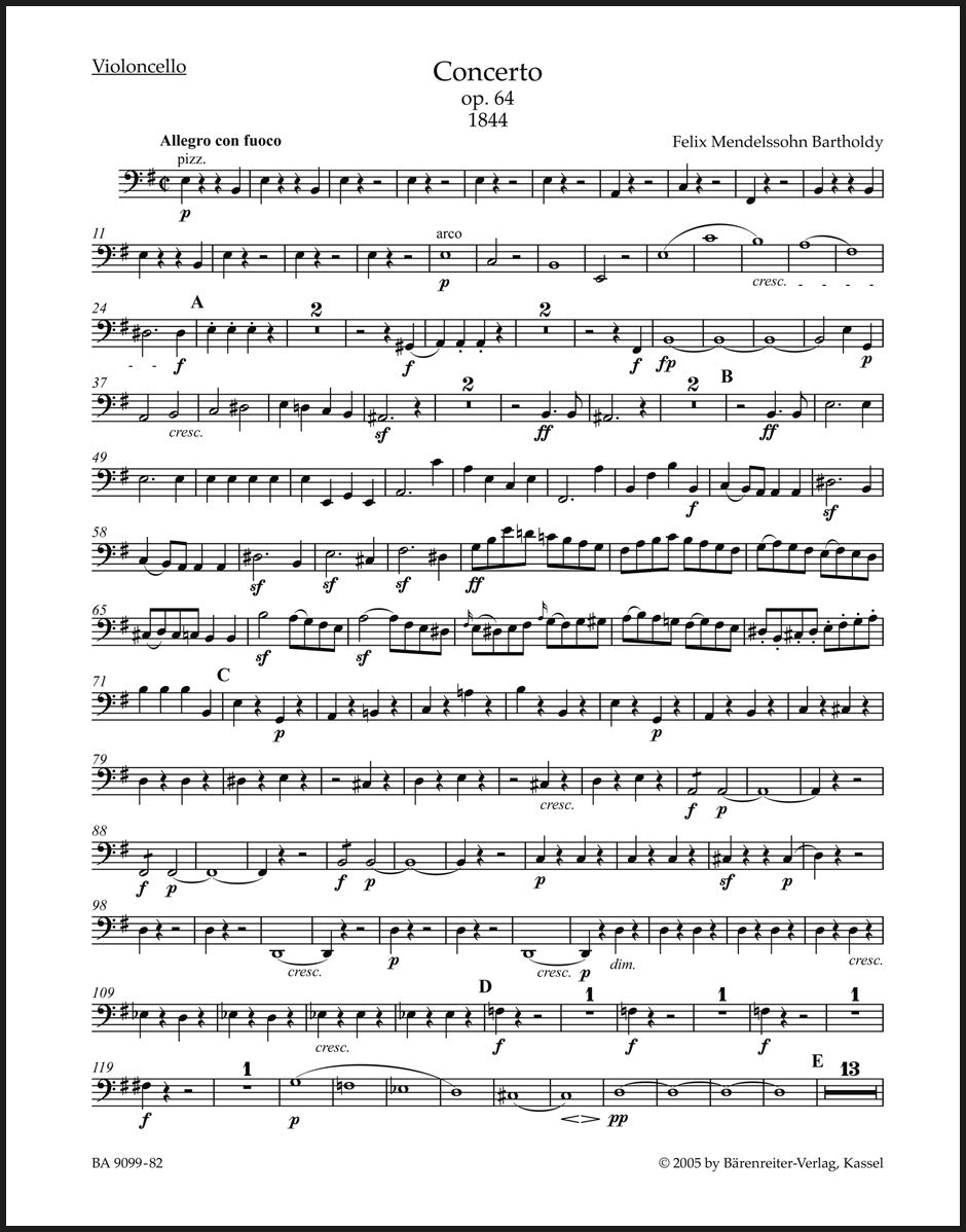 Mendelssohn: Violin Concerto in E Minor, Op. 64