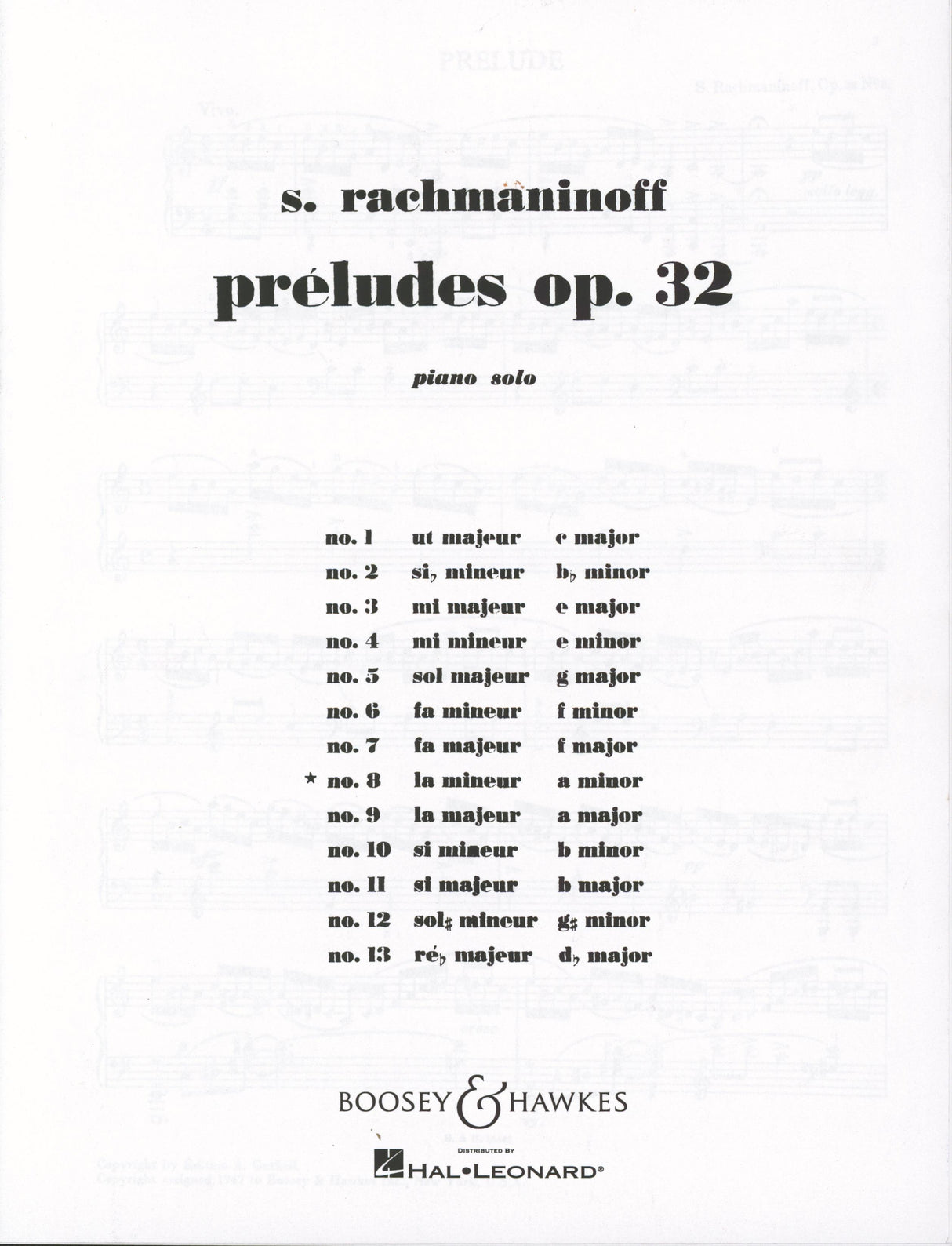 Rachmaninoff: Prelude in A Minor, Op. 32, No. 8
