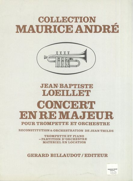 Loeillet: Trumpet Concerto in D Major