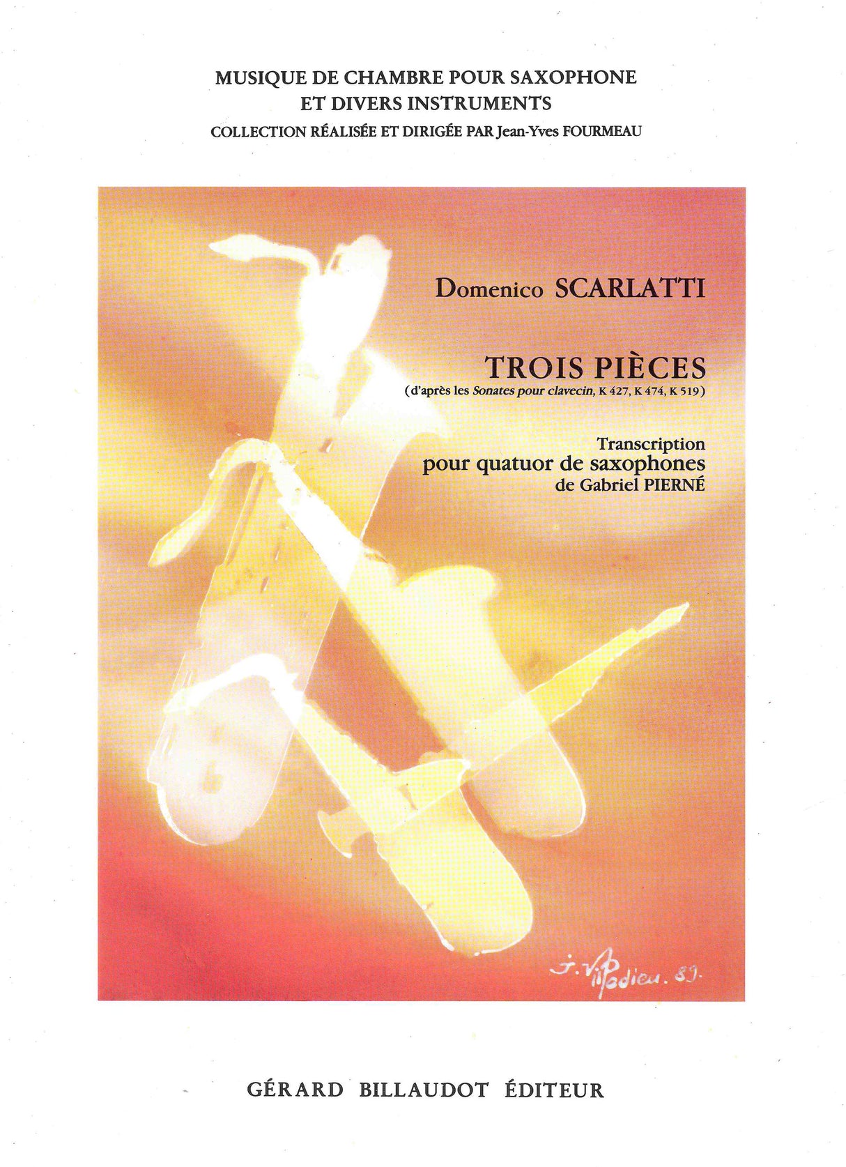 Scarlatti: 3 Pieces from K. 427, 474, 519 (arr. for sax quartet)