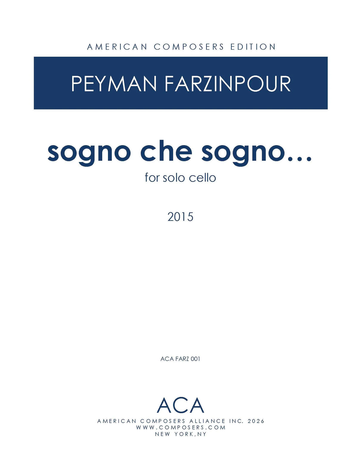 Farzinpour: sogno che sogno...