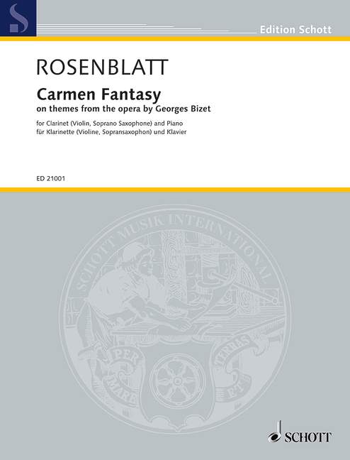 Rosenblatt: Carmen Fantasy, Op. 25