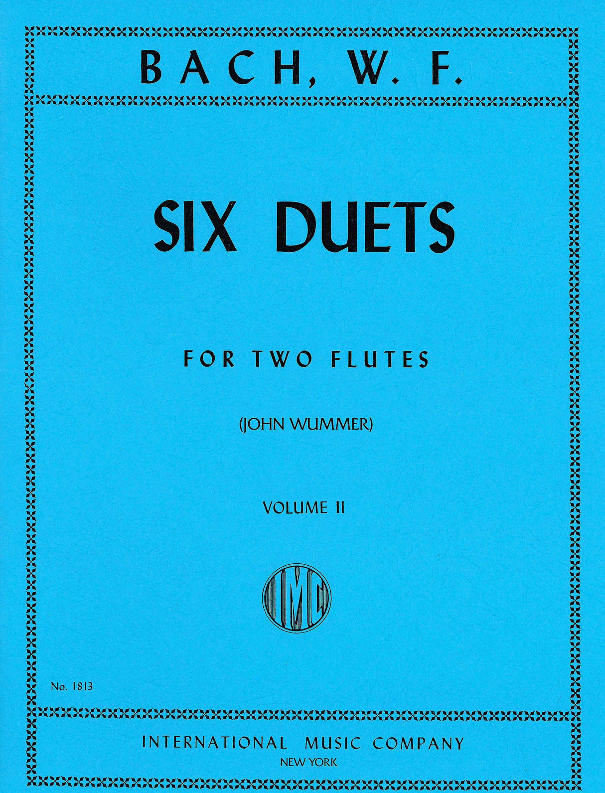 W.F. Bach: Six Flute Duets - Volume 2