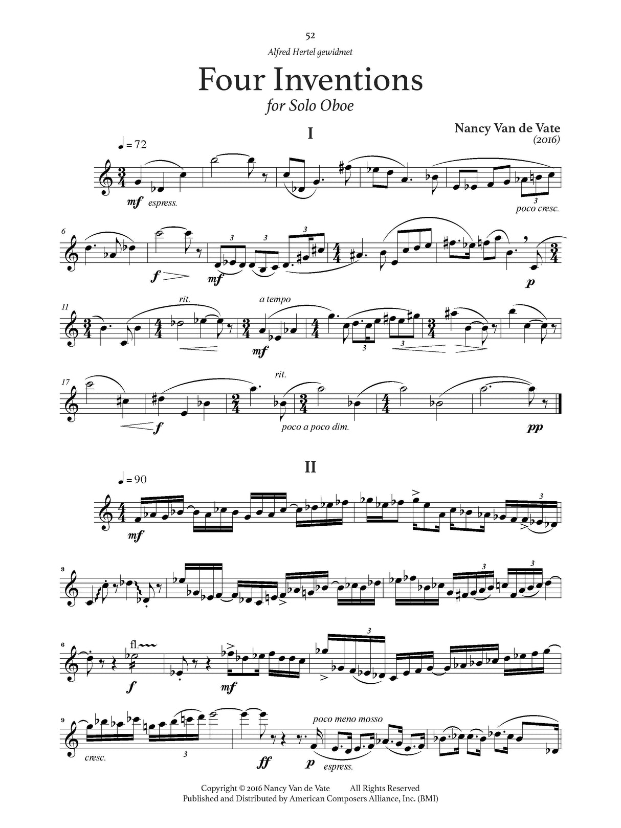 Oboe Works by American Composers