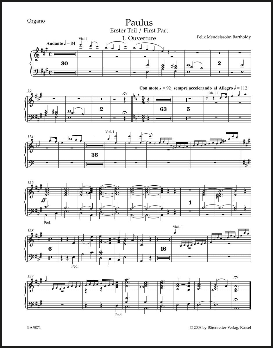 Mendelssohn: St. Paul, MWV A 14, Op. 36
