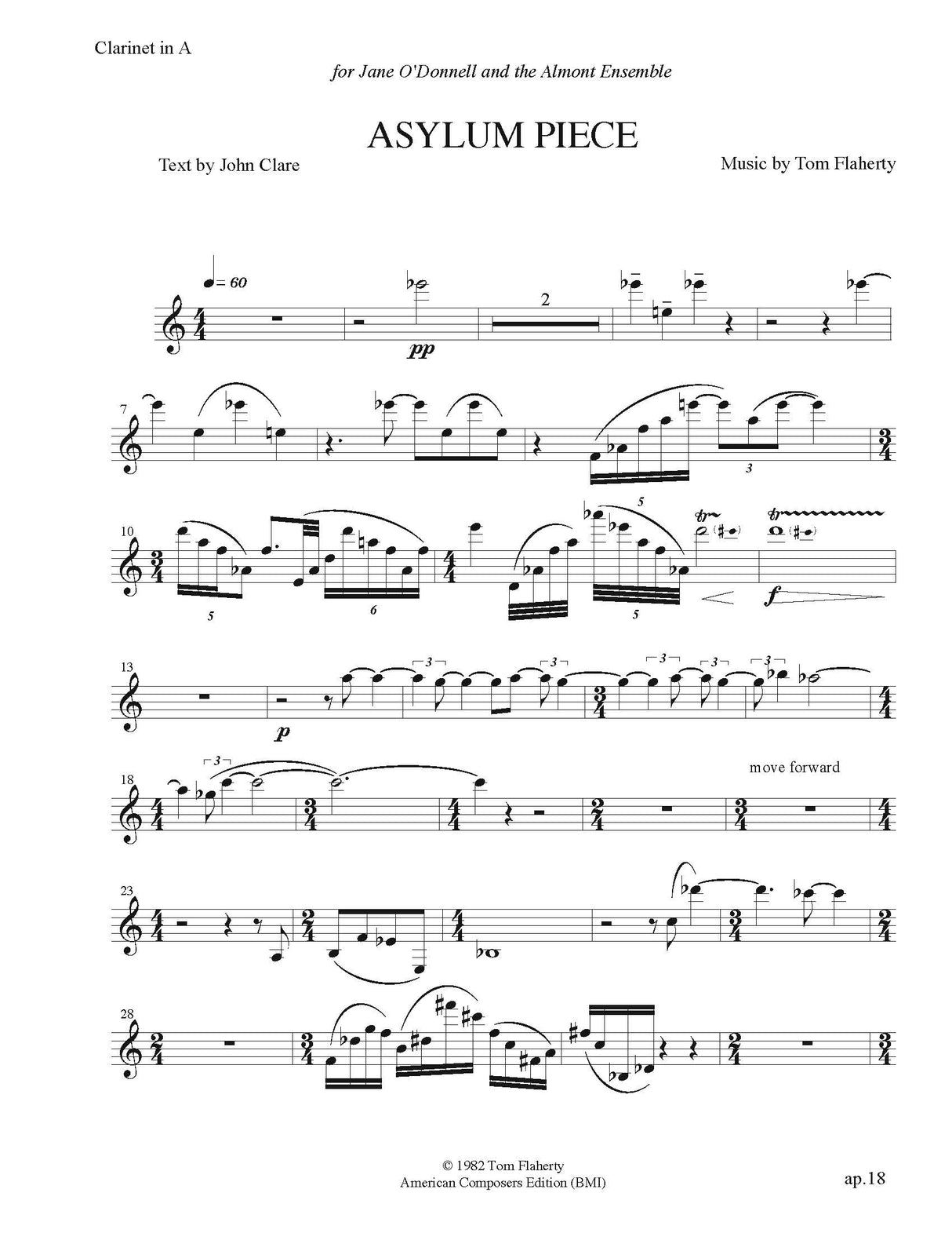 Flaherty: Asylum Piece