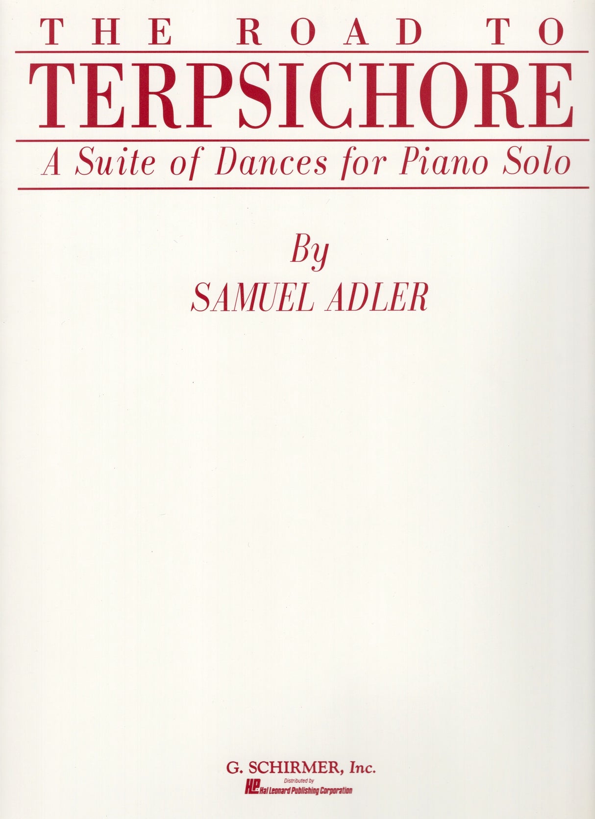 Adler: The Road to Terpsichore