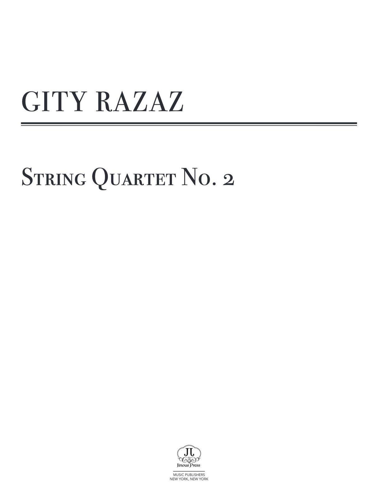 Razaz: String Quartet No. 2 ("Road to Hana")