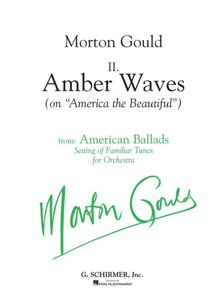 M. Gould: Amber Waves
