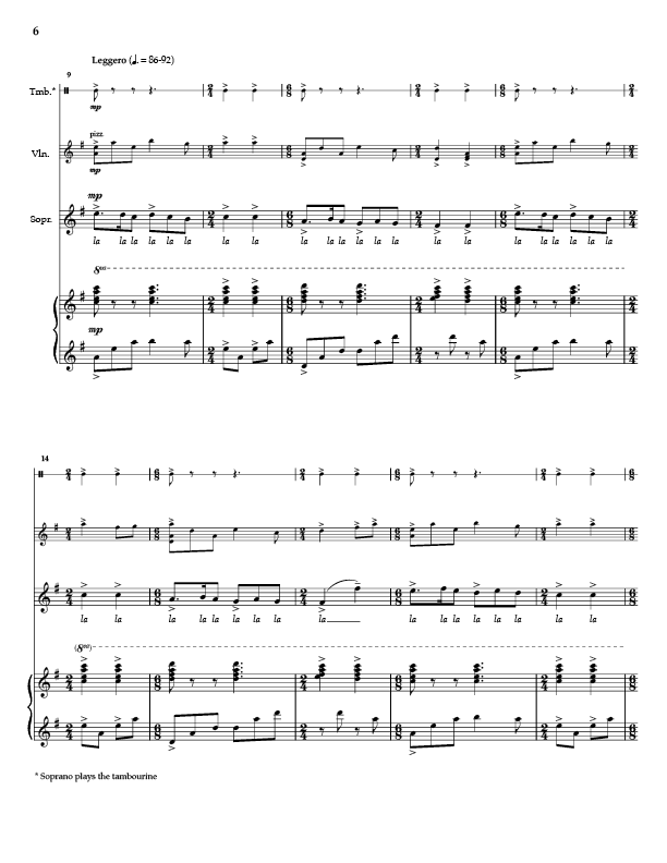 Whitacre: 5 Hebrew Love Songs (Version for Soprano, Violin, & Piano)