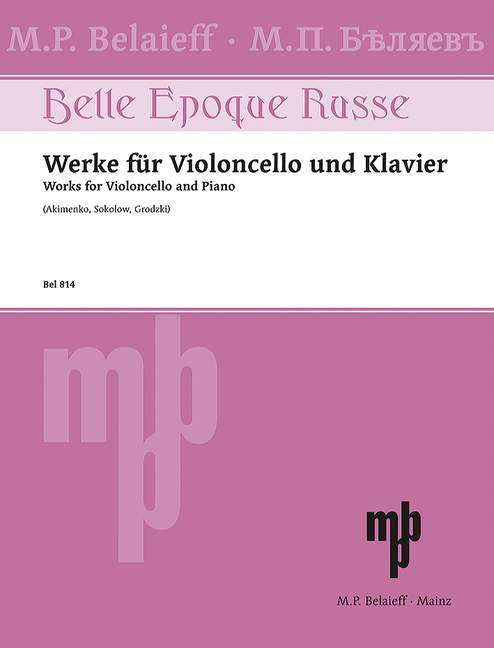Works for Cello and Piano