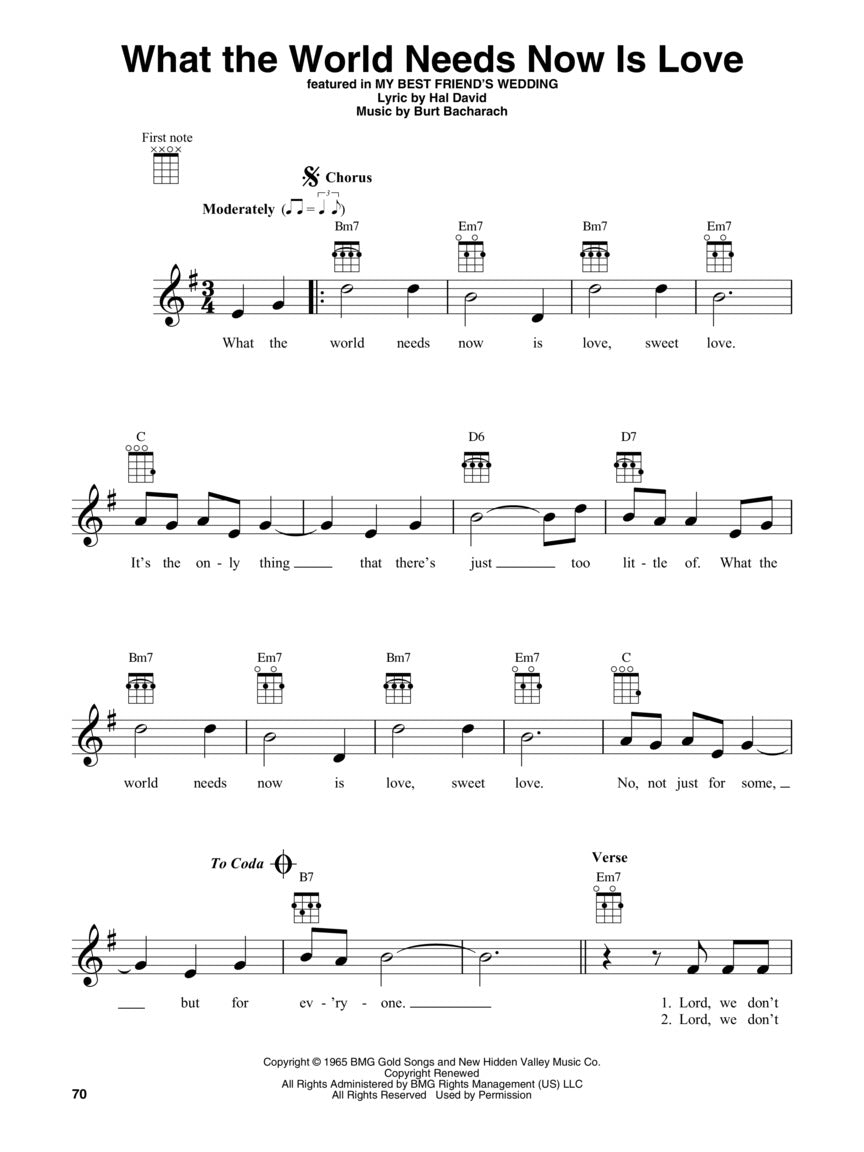 Movie Songs for Ukulele