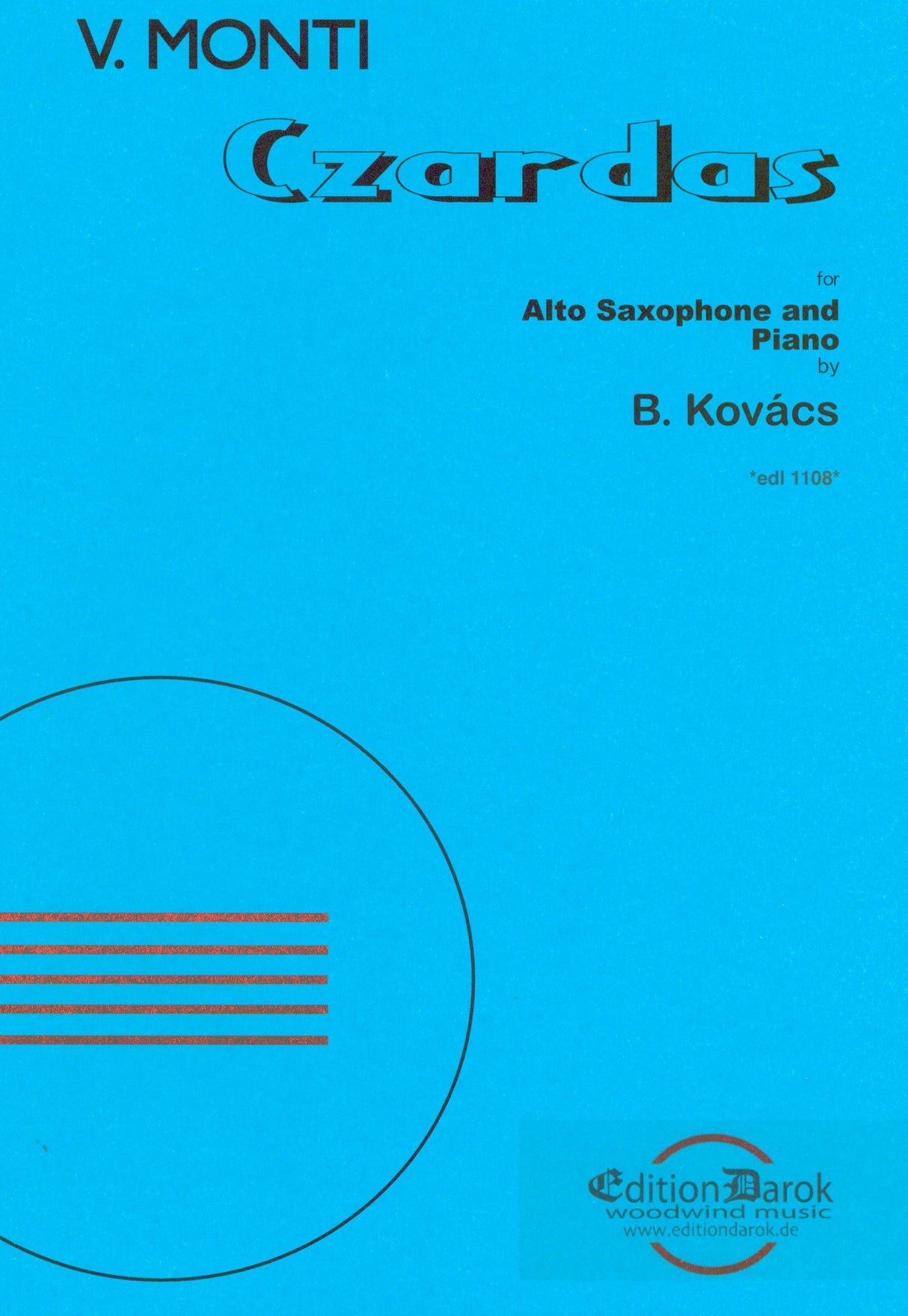 Monti: Csárdás (arr. for alto saxophone and piano)