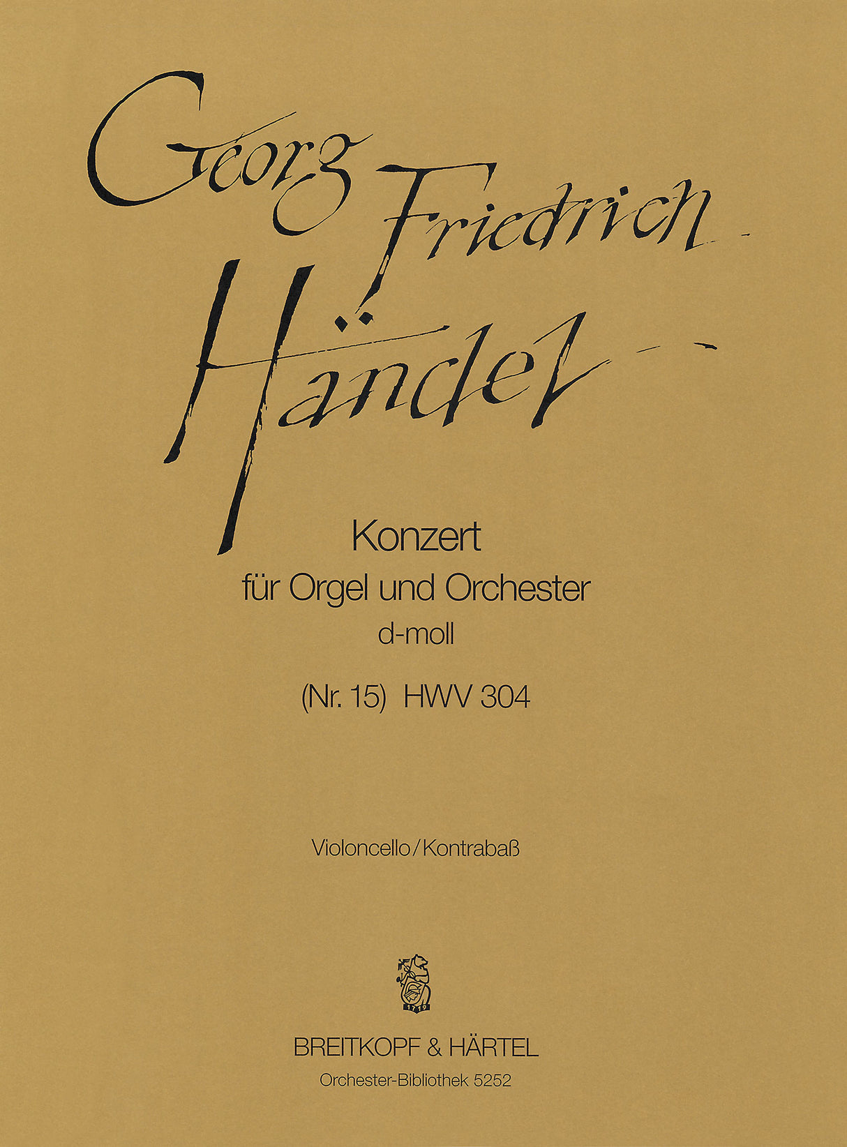 Handel: Organ Concerto in D Minor, HWV 304