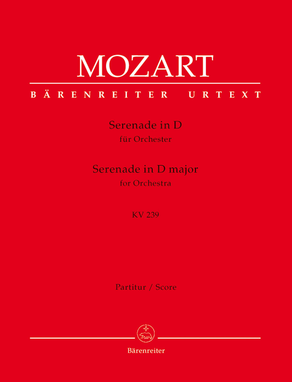 Mozart: Serenade in D Major, K. 239