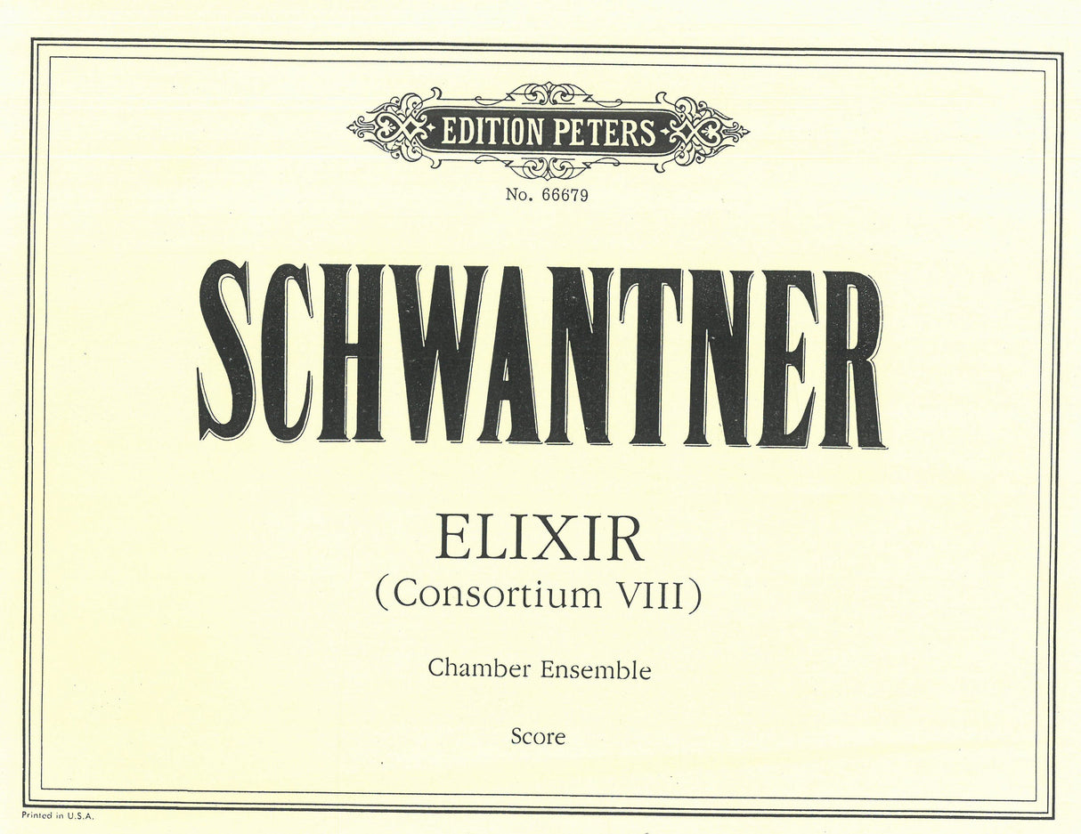 Schwantner: Elixir