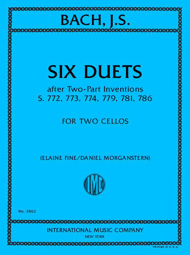 Bach: 6 Duets after Two-Part Inventions, BWV 772-774, 779, 781, 786