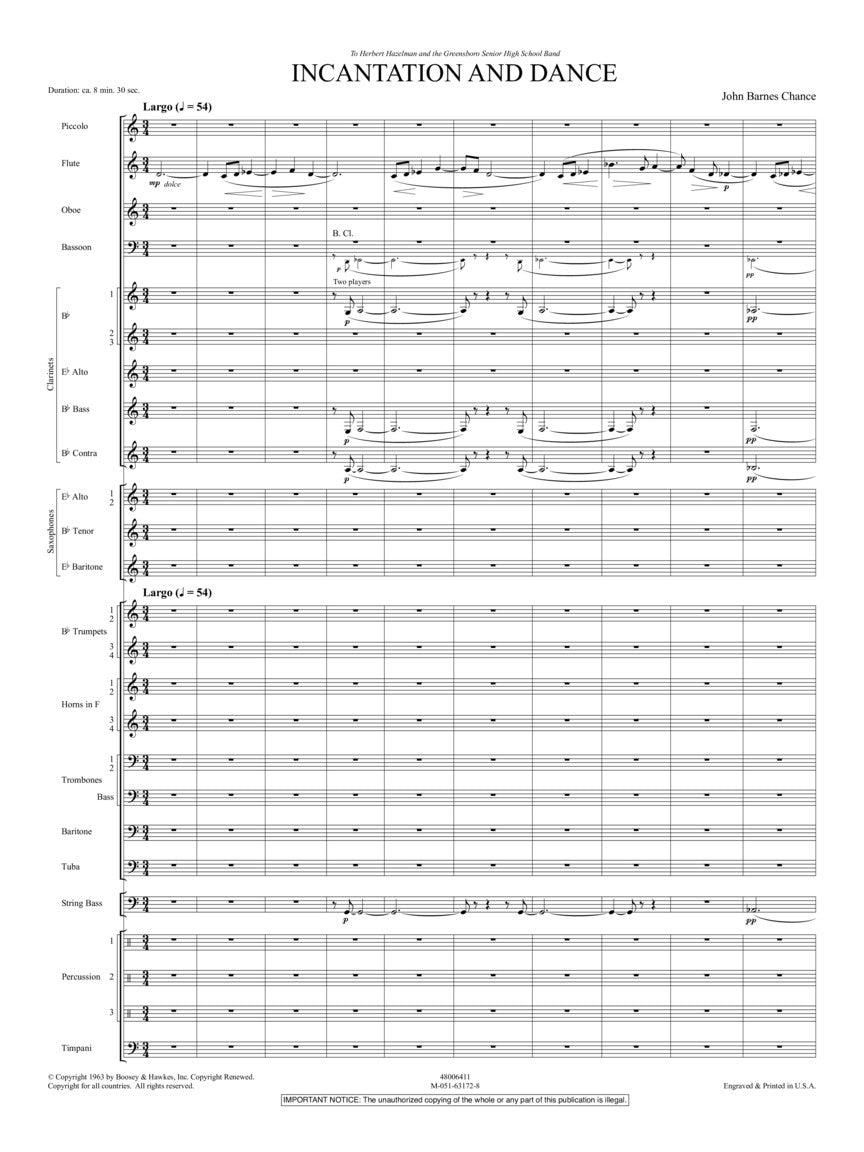 Chance: Incantation and Dance