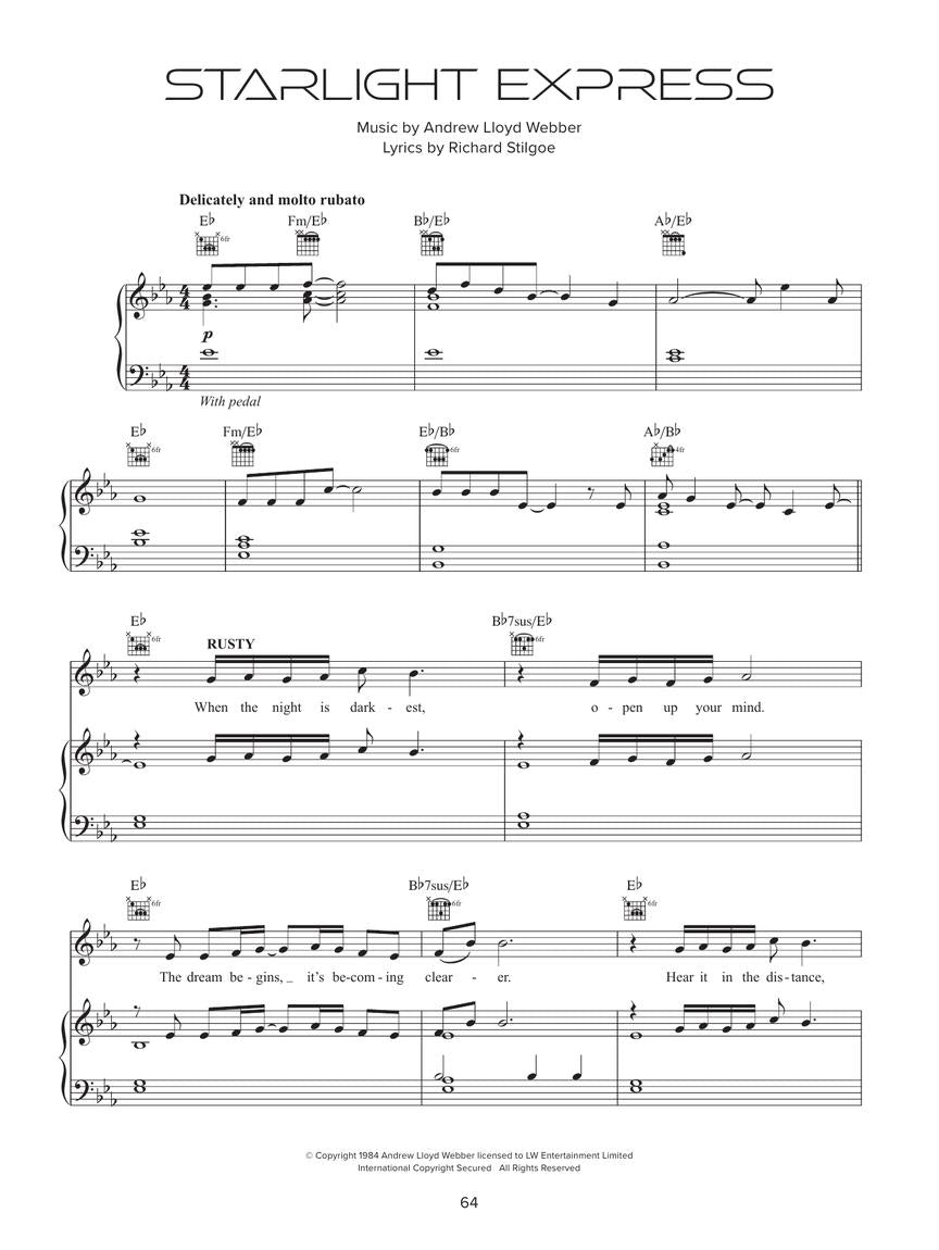 Starlight Express - Vocal Selections