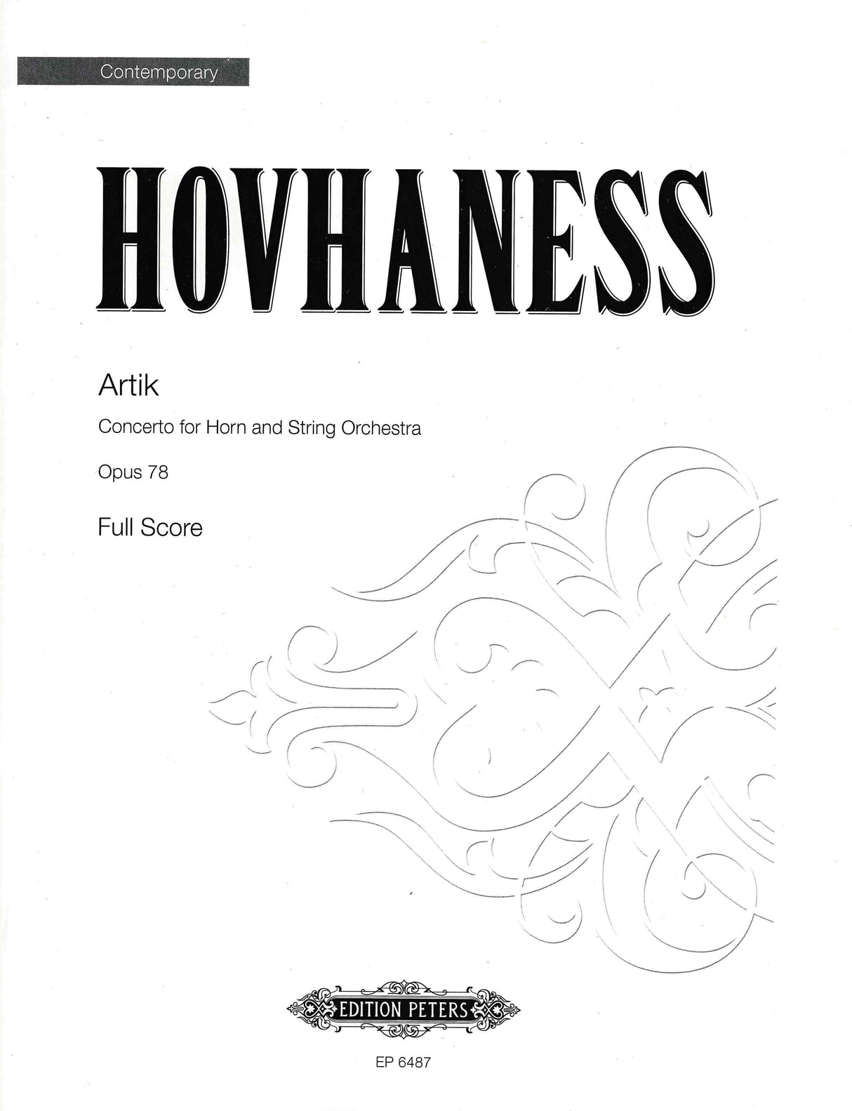 Hovhaness: Artik, Op. 78