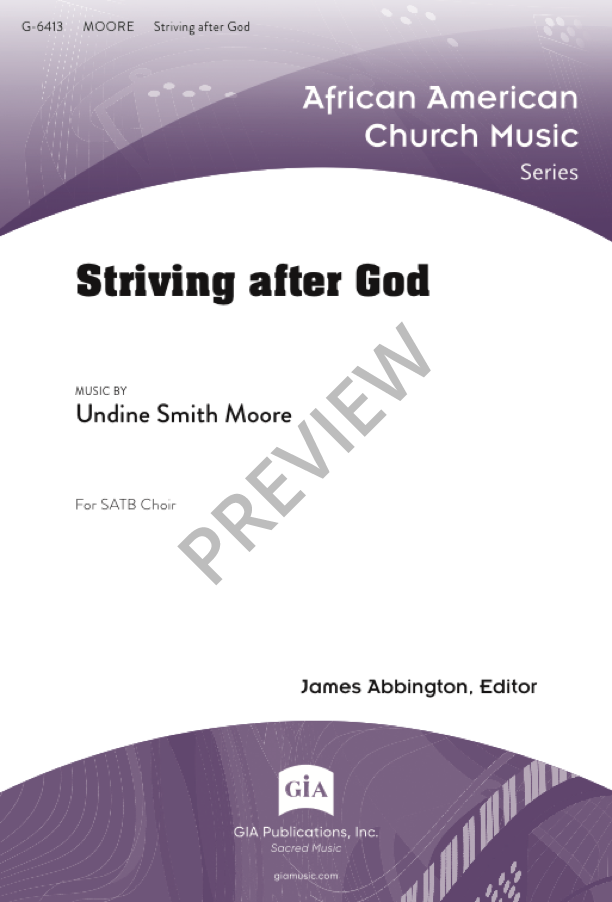 Moore: Striving after God