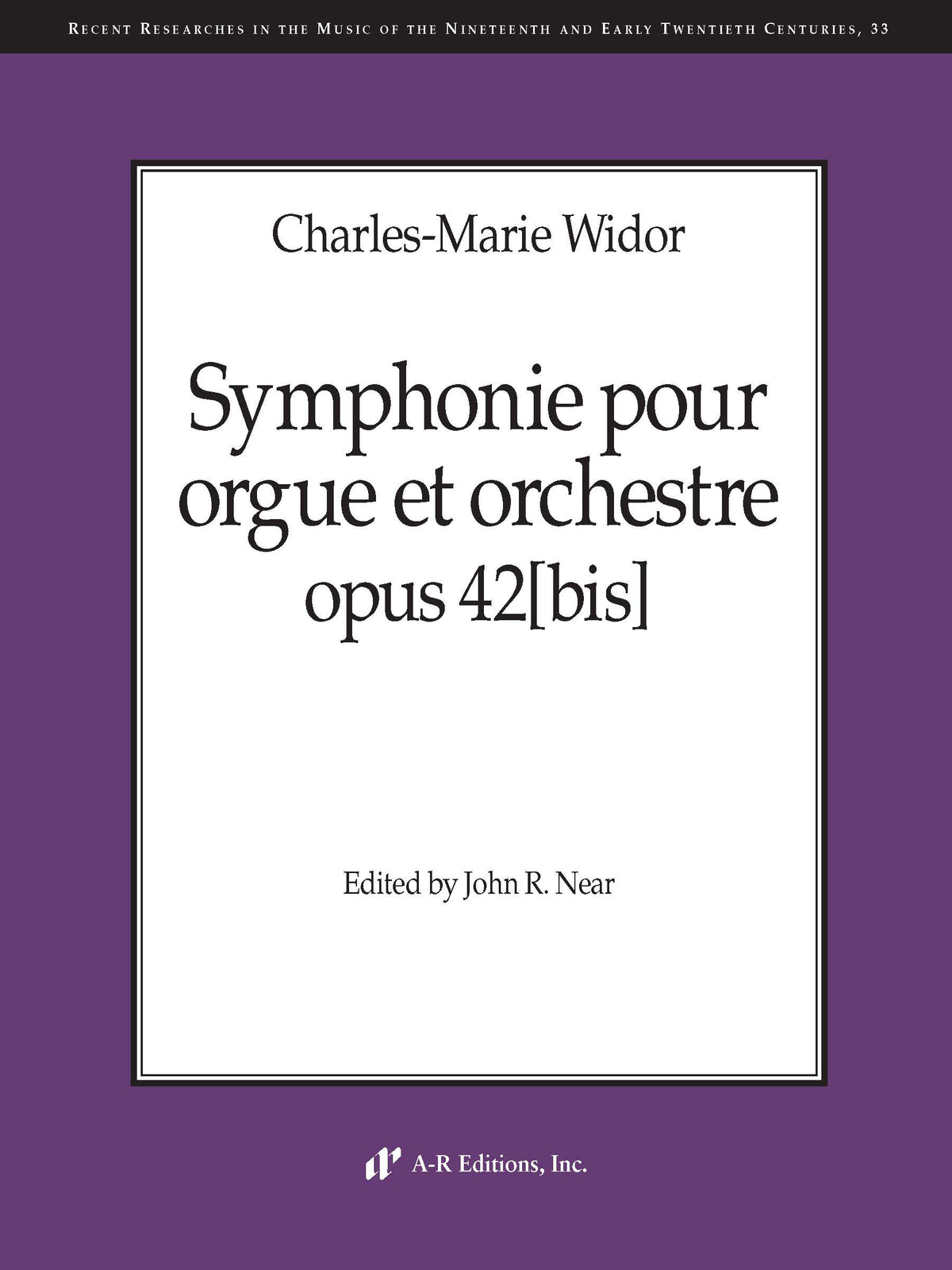Widor: Symphony for Organ & Orchestra, Op. 42bis
