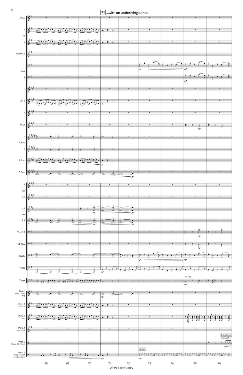 Gottry: Drips (Version for Wind Ensemble)