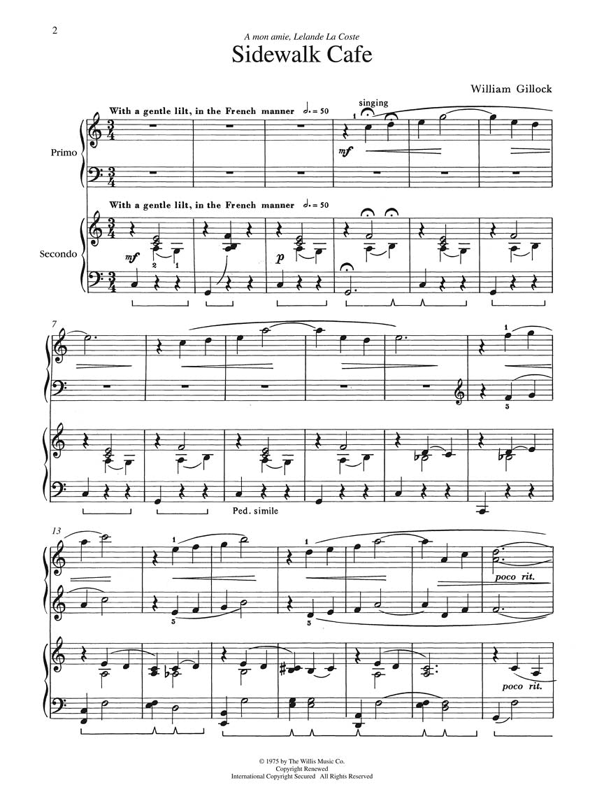 Gillock: Sidewalk Cafe