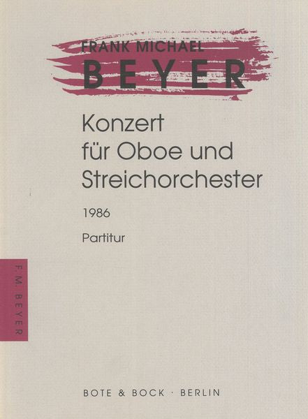 F.M. Beyer: Oboe Concerto