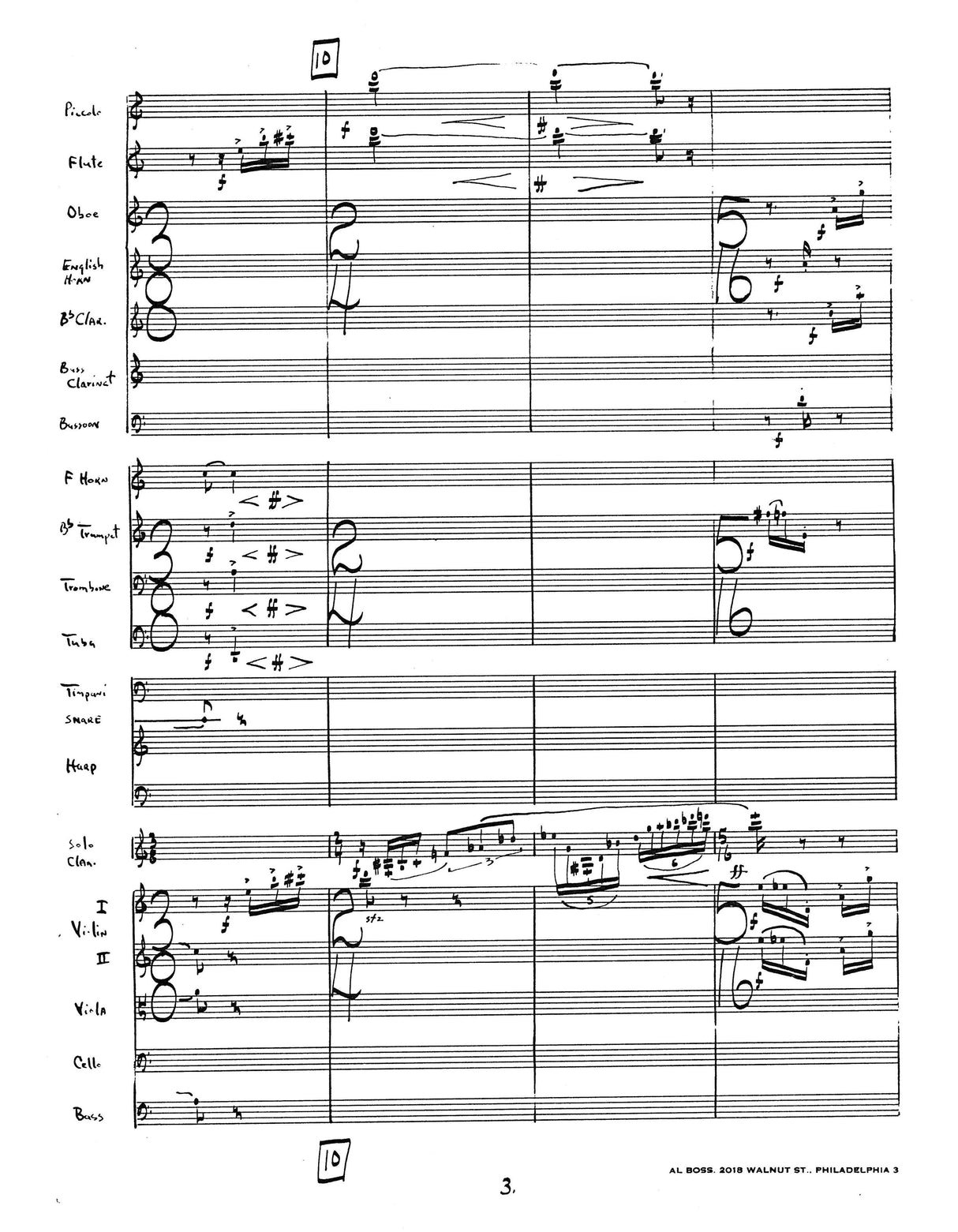 T.J. Anderson: Six Pieces for Clarinet and Chamber Orchestra