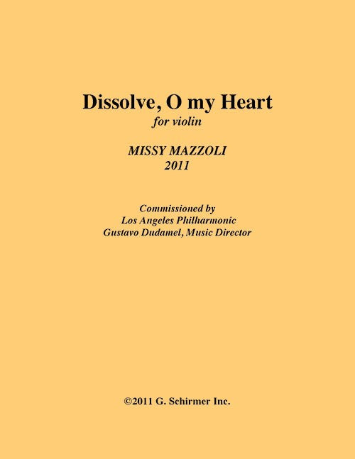 Mazzoli: Dissolve, O My Heart