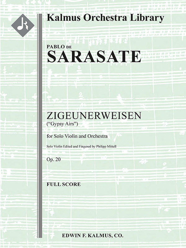 Sarasate: Zigeunerweisen, Op. 20