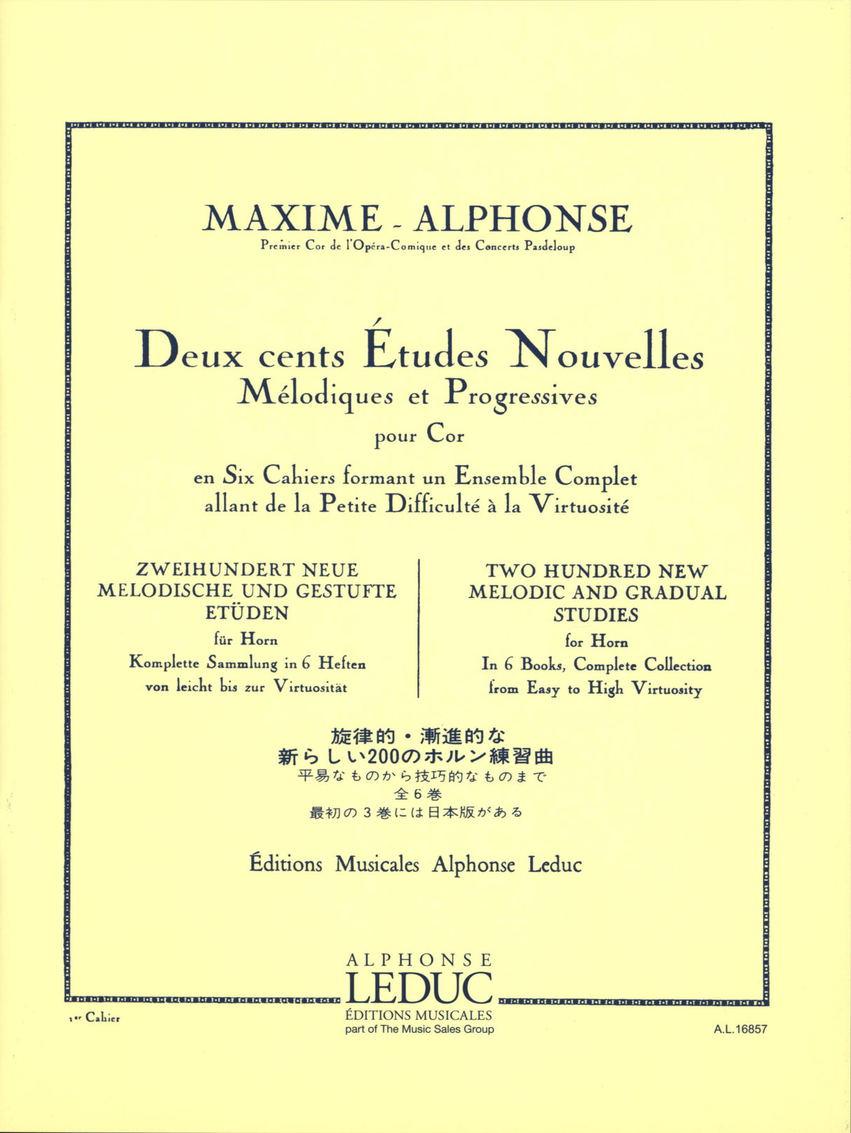 Maxime-Alphonse: 200 New Etudes - Volume 1 (70 Very Easy and Easy Studies)