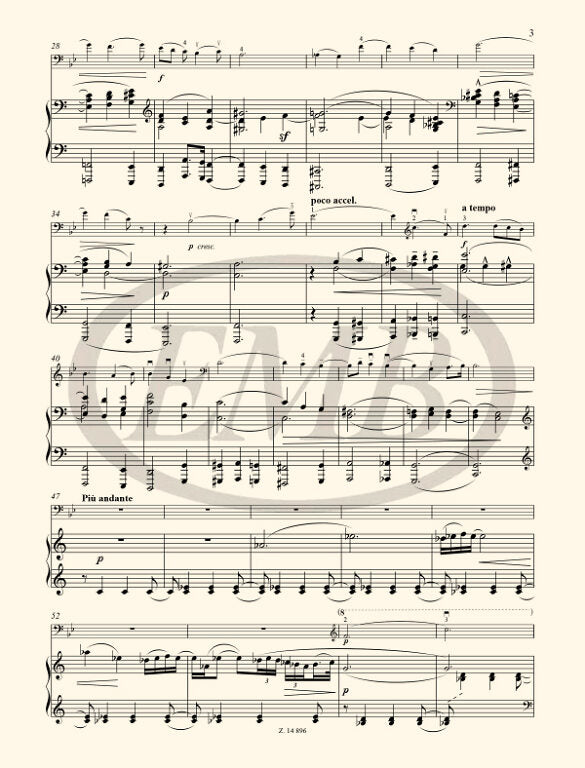 Kodály: Adagio (arr. for double bass & piano)