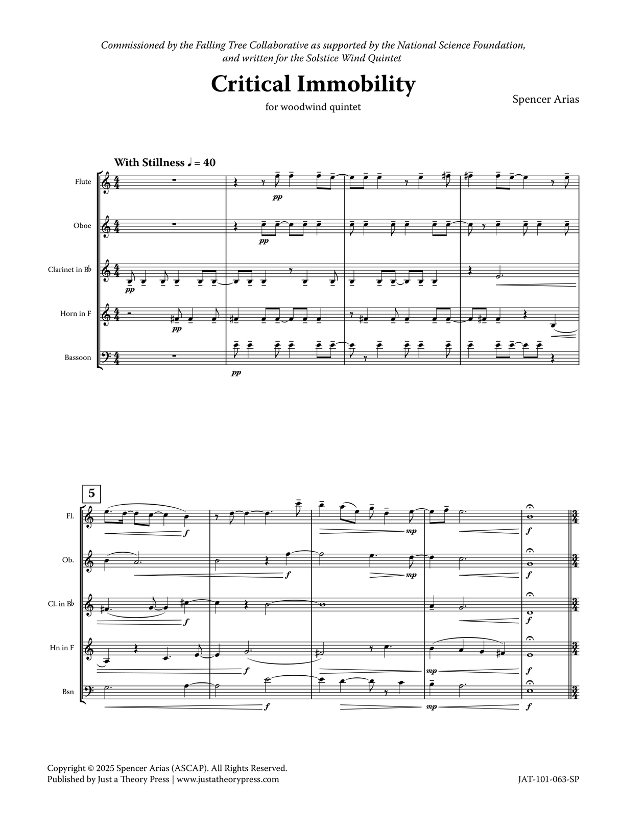 Arias: Critical Immobility