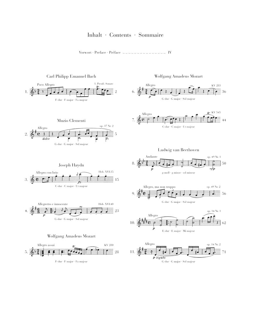 Classical Piano Sonatas