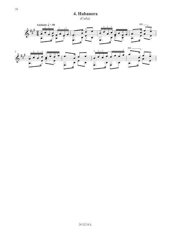 Arriagada: 10 Latin American Etudes (arr. for guitar)