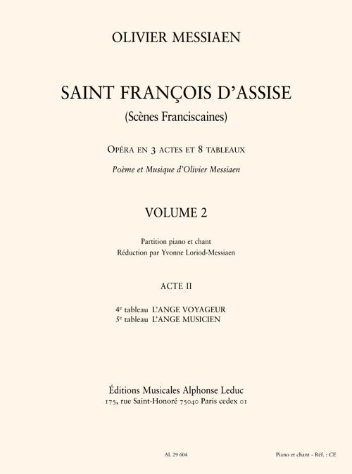 Messiaen: Saint Francois d'Assise
