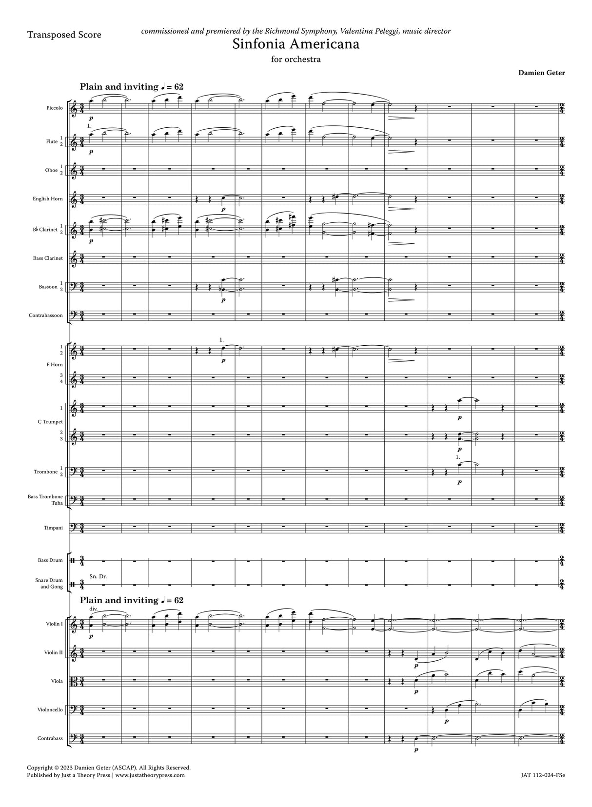 Geter: Sinfonia Americana