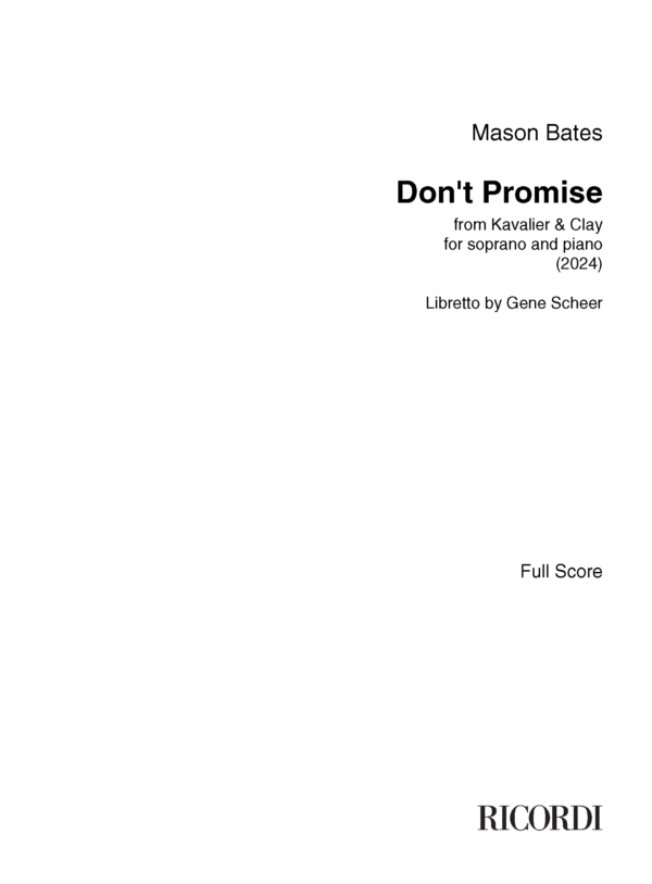 Bates: Don't Promise