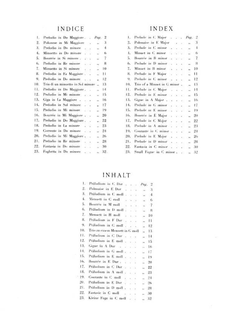 Bach: 23 Easy Pieces