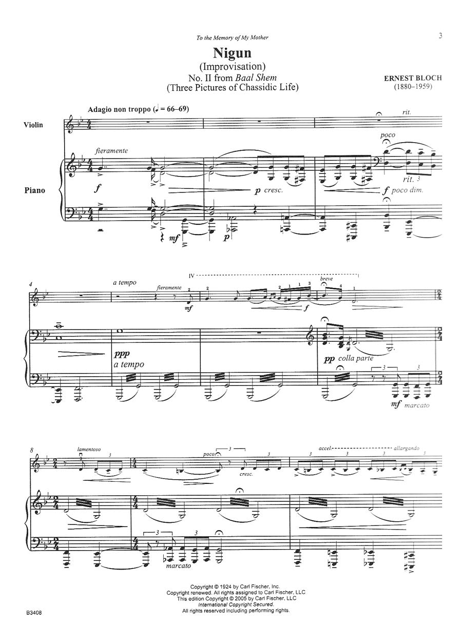 Bloch: Nigun