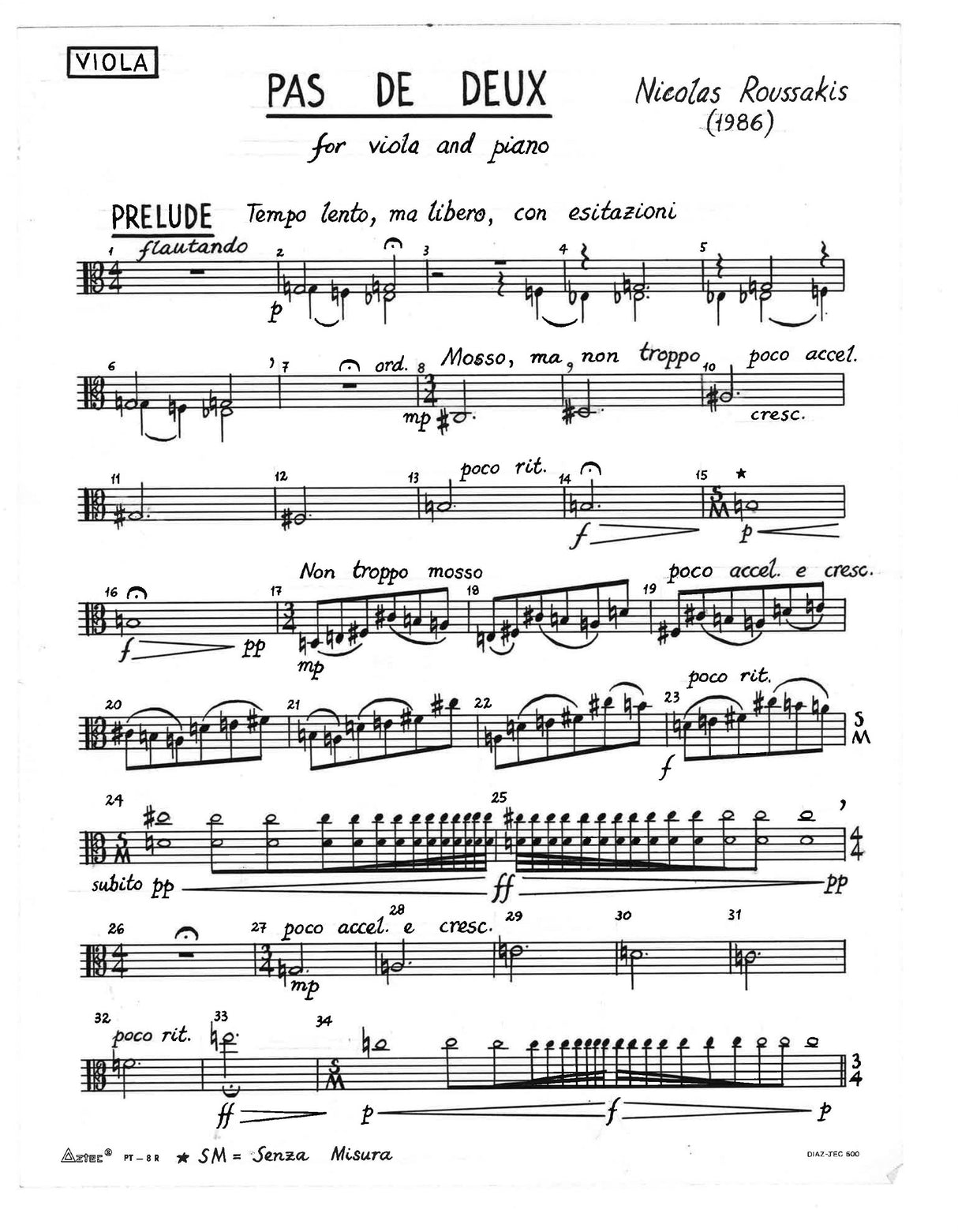 Roussakis: Pas de Deux