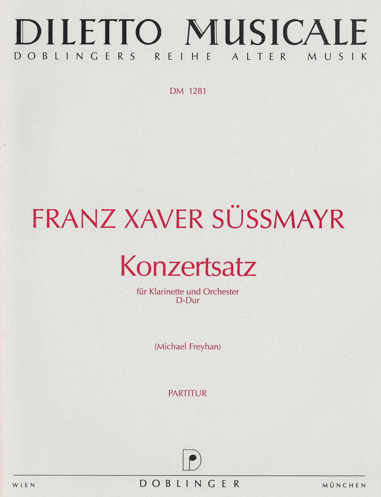 Süssmayr: Clarinet Concerto in D Major