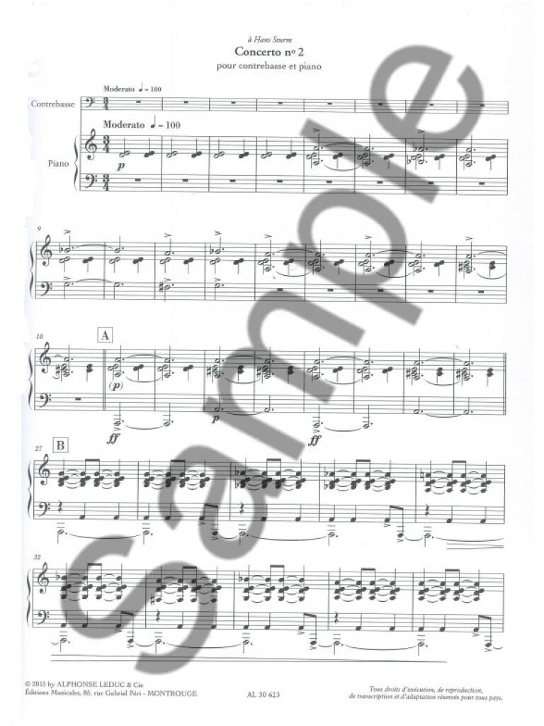 Rabbath: A New Technique for the Double Bass - Volume 5